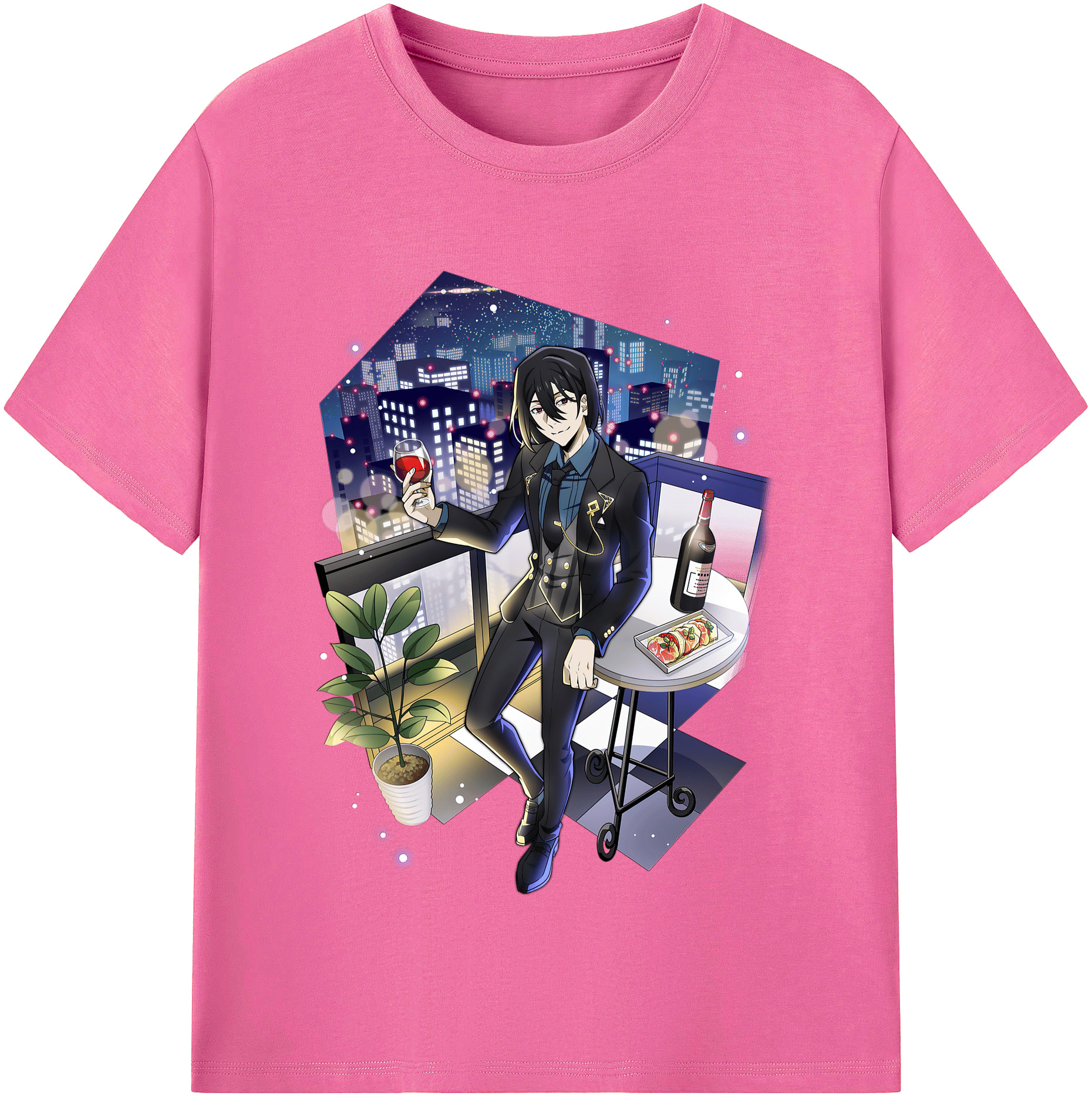 （画像用） 文豪ストレイドッグス Bungo Stray Dogs レディースカジュアルプリントTシャツ（綿100％）